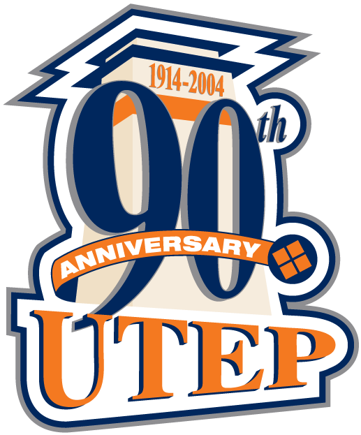 UTEP Miners 2004 Anniversary Logo DIY iron on transfer (heat transfer)
